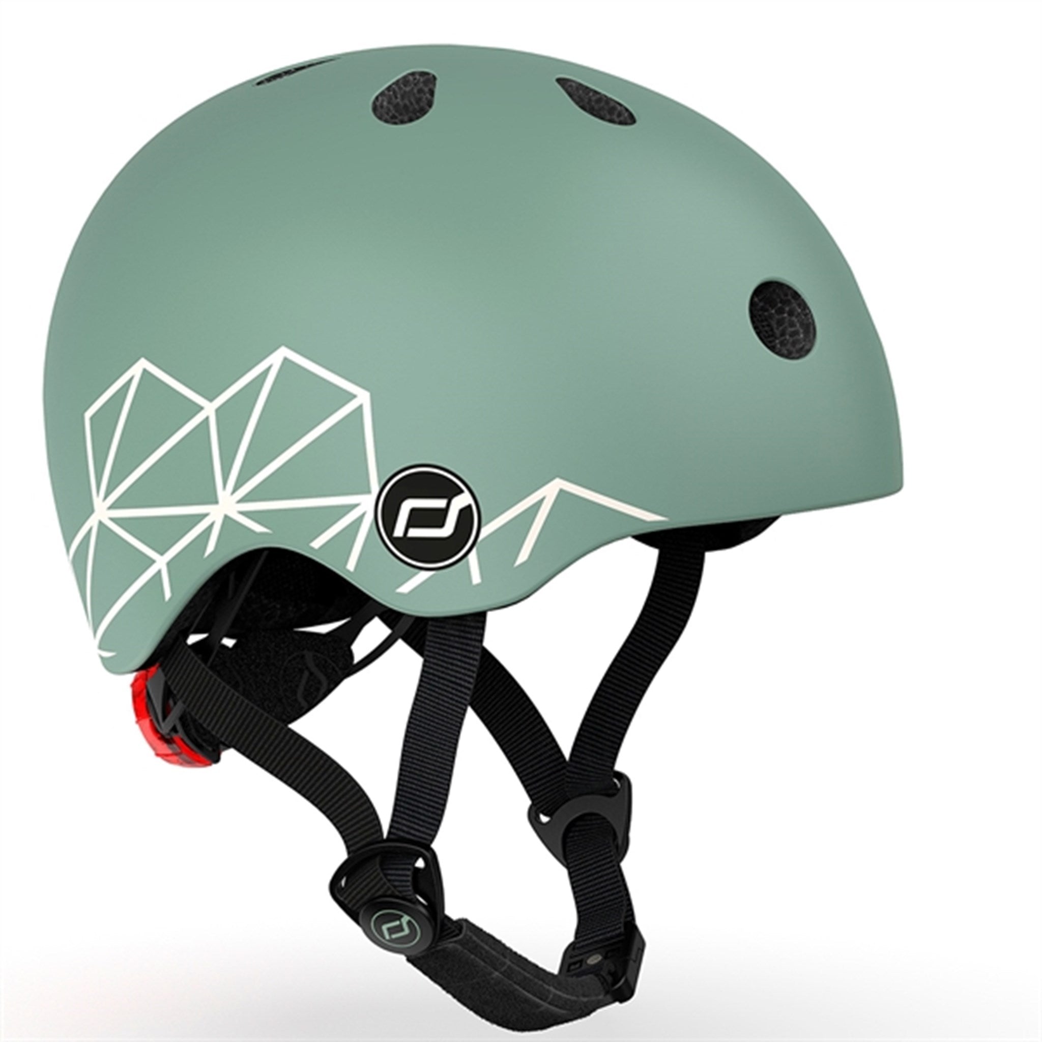 Scoot and Ride Lifestyle Safety Helmet Greenlines