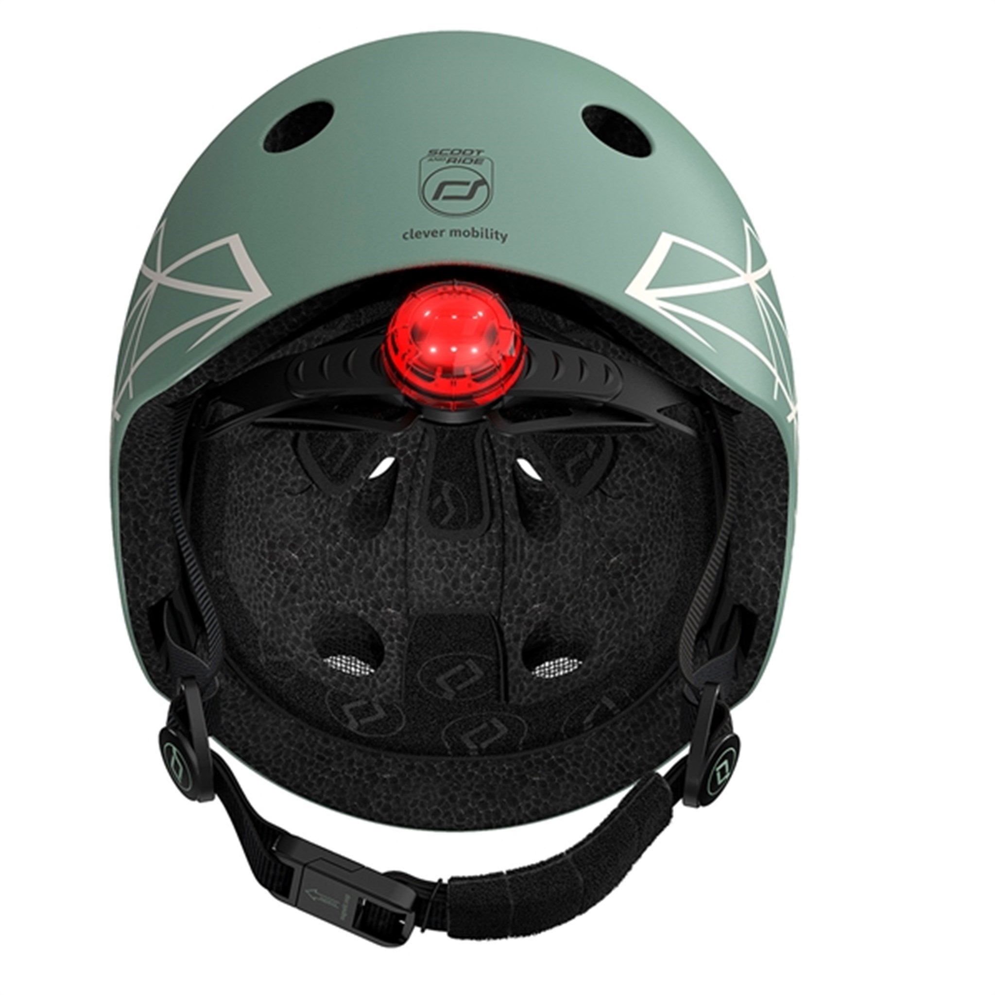Scoot and Ride Lifestyle Safety Helmet Greenlines 2