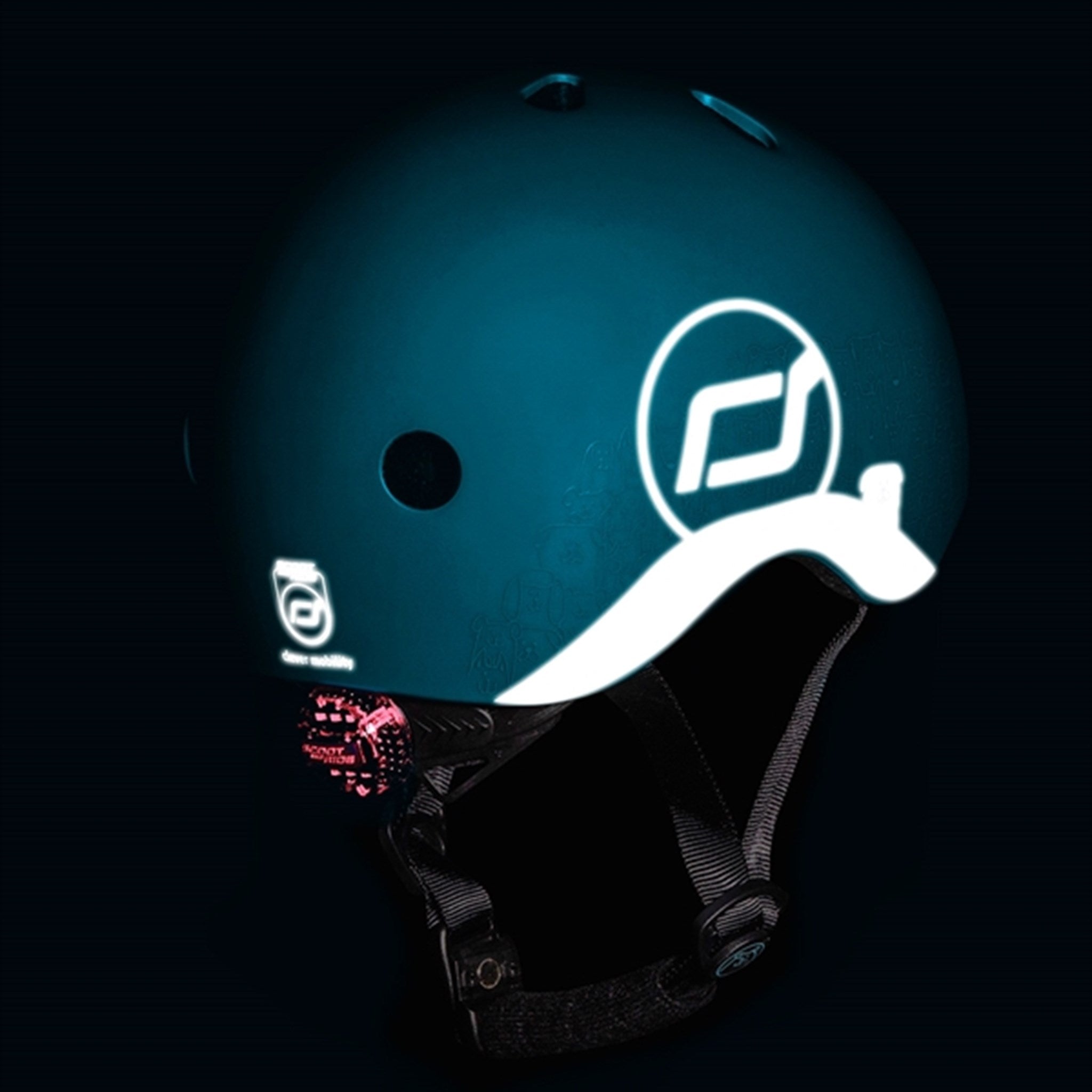 Scoot and Ride Reflective Safety Helmet Ash 2