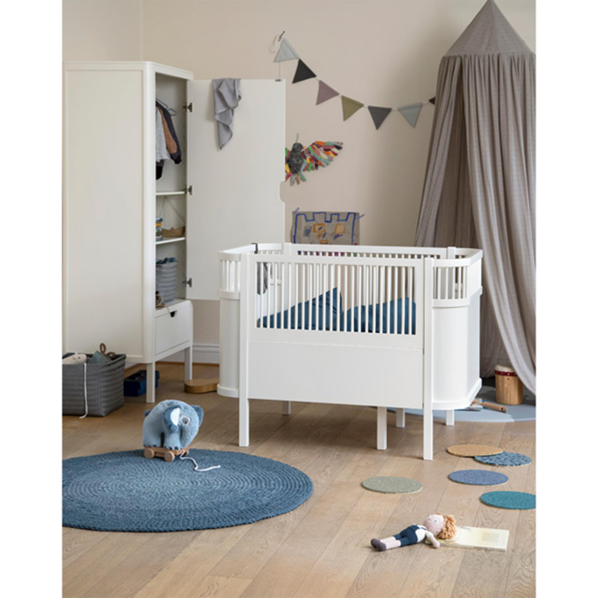 Sebra Bed Baby & Junior White 2