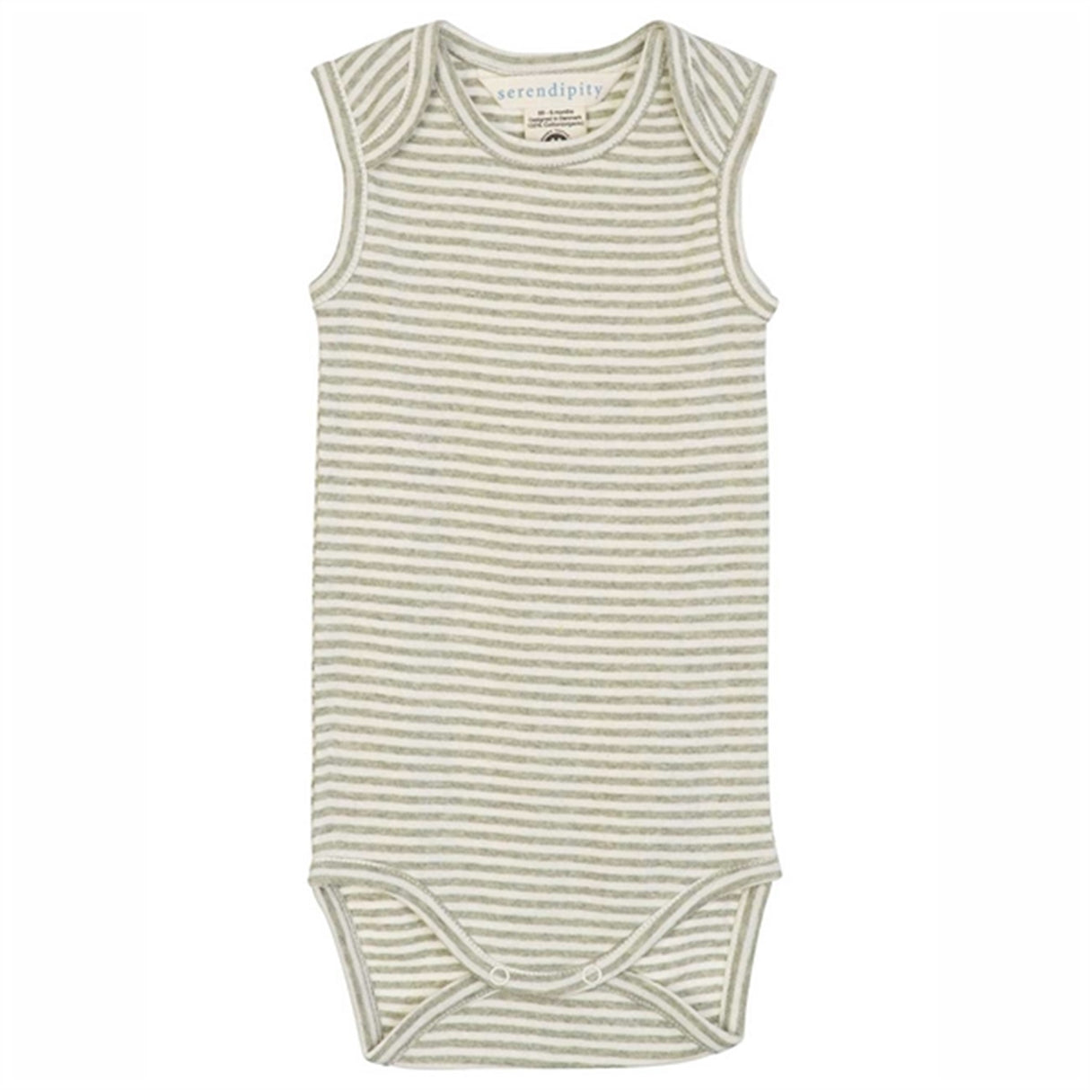 Serendipity Sage/Offwhite Baby Tank Stripe Body