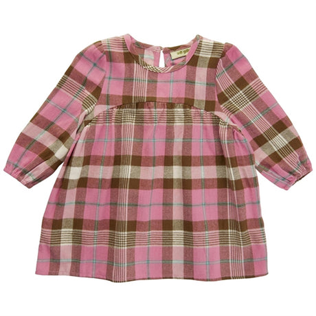 Soft Gallery Cocoa Brown Mynte Check Dress