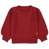 Soft Gallery Tibetan Red Megan Knit Blouse