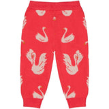 Soft Gallery Mineral Red Maren Swan Knit Pants 2