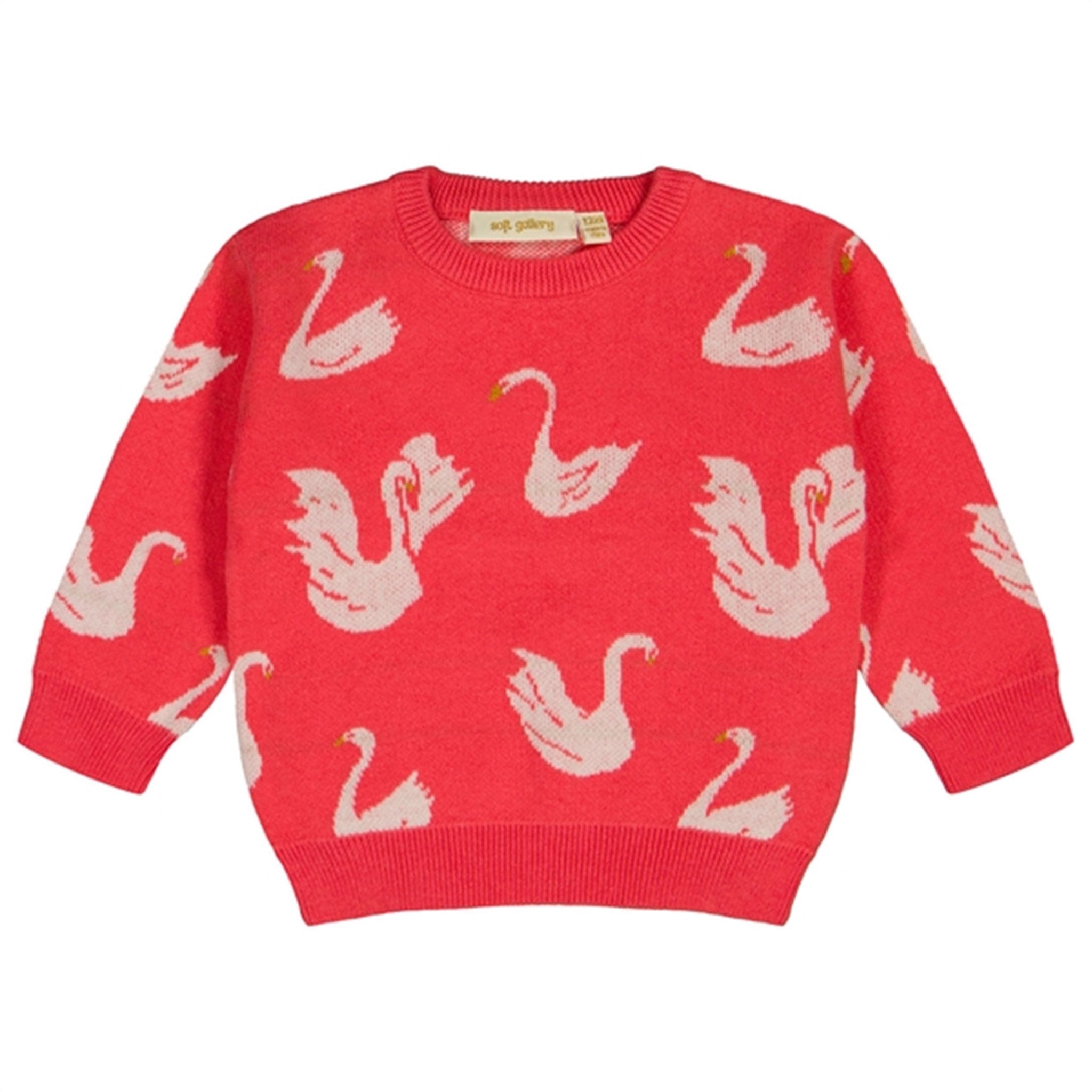 Soft Gallery Mineral Red My Swan Knit Blouse