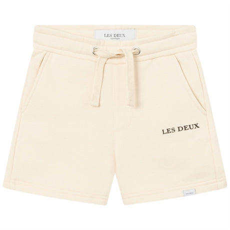 Les Deux Kids Ivory/Black Lens Sweatshorts