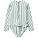 Liewood Sille Swimsuit Y/D Stripe: Sea Blue/White 2