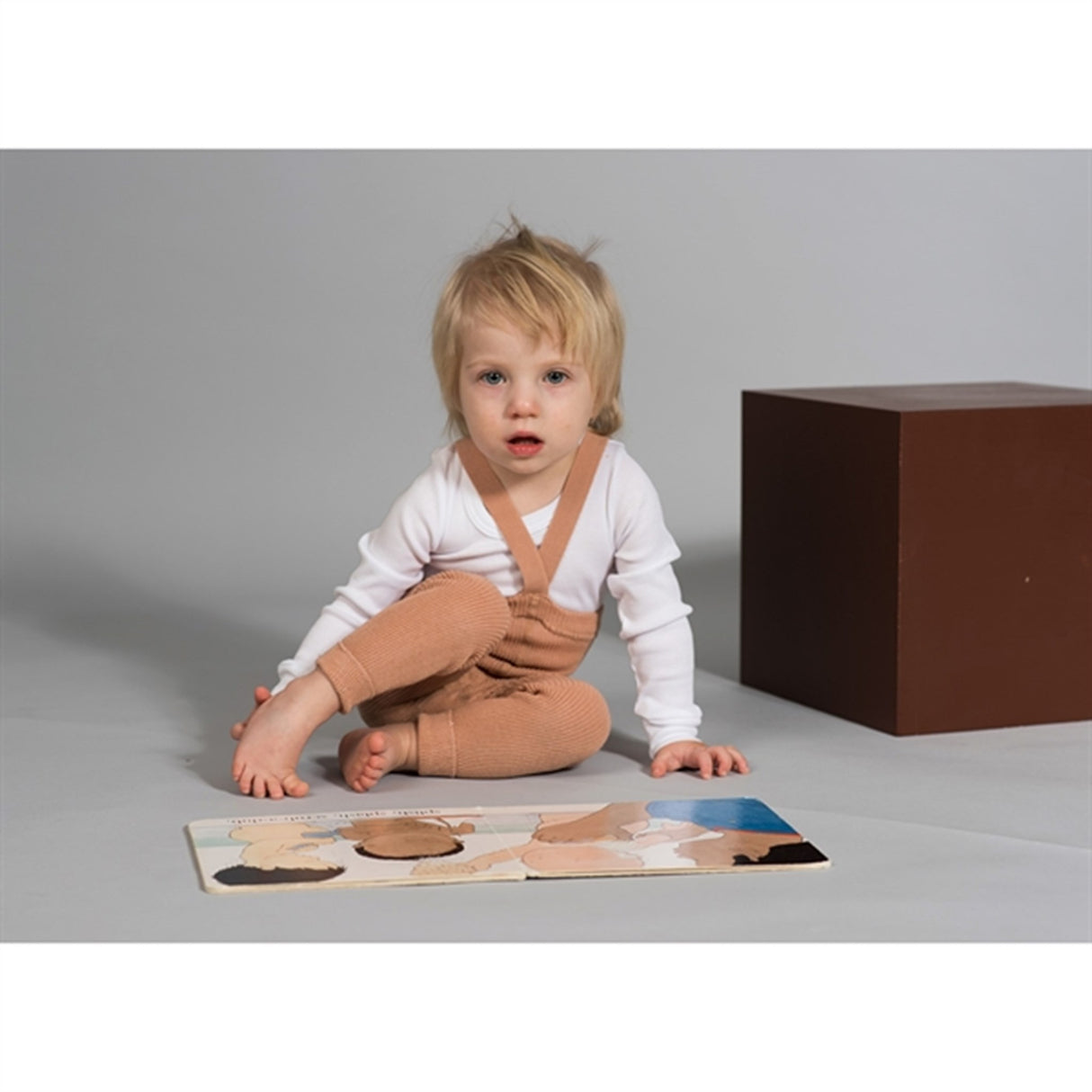 Silly Silas Footless Tights Light Brown