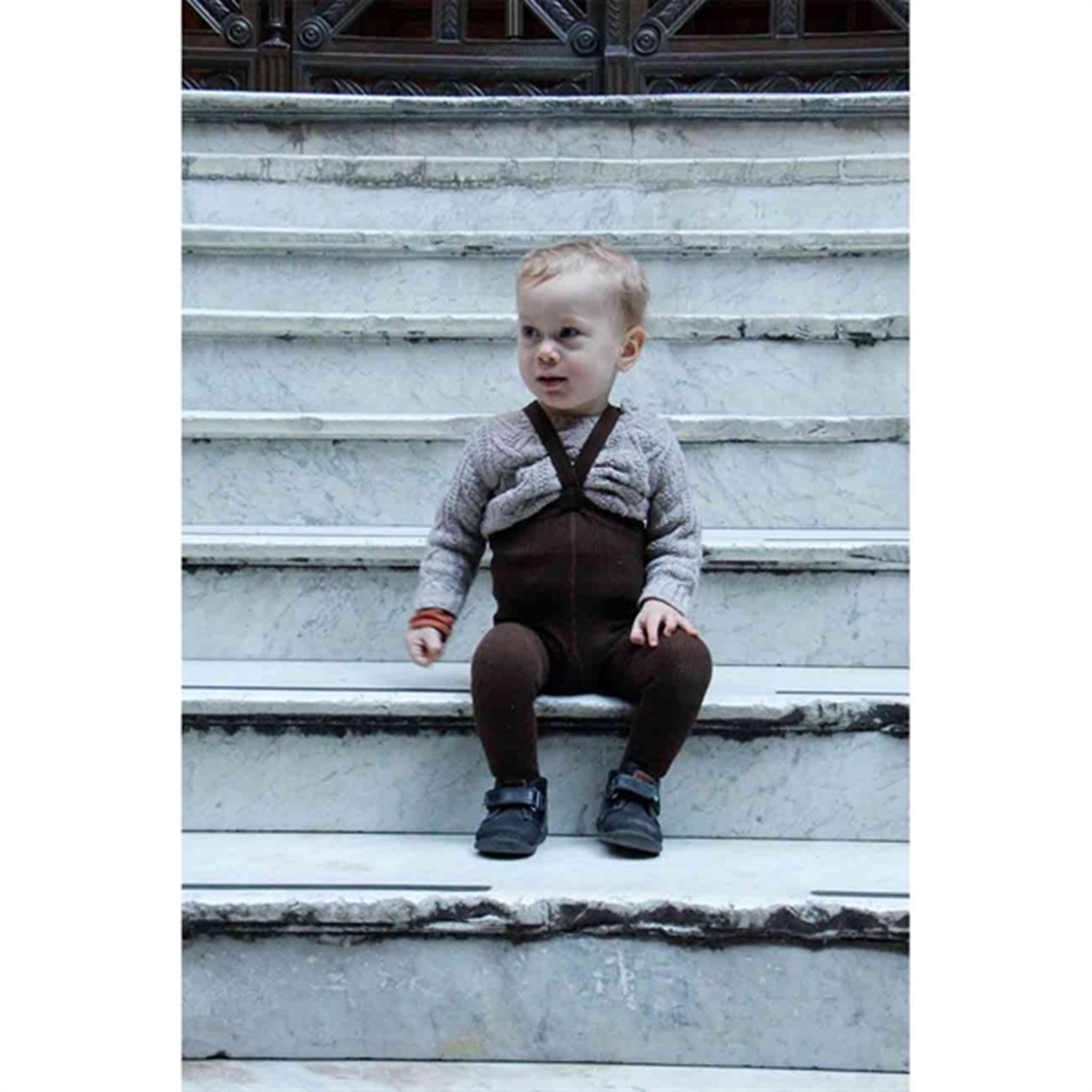 Footed Tights Chocolate Brown - Silly Silas