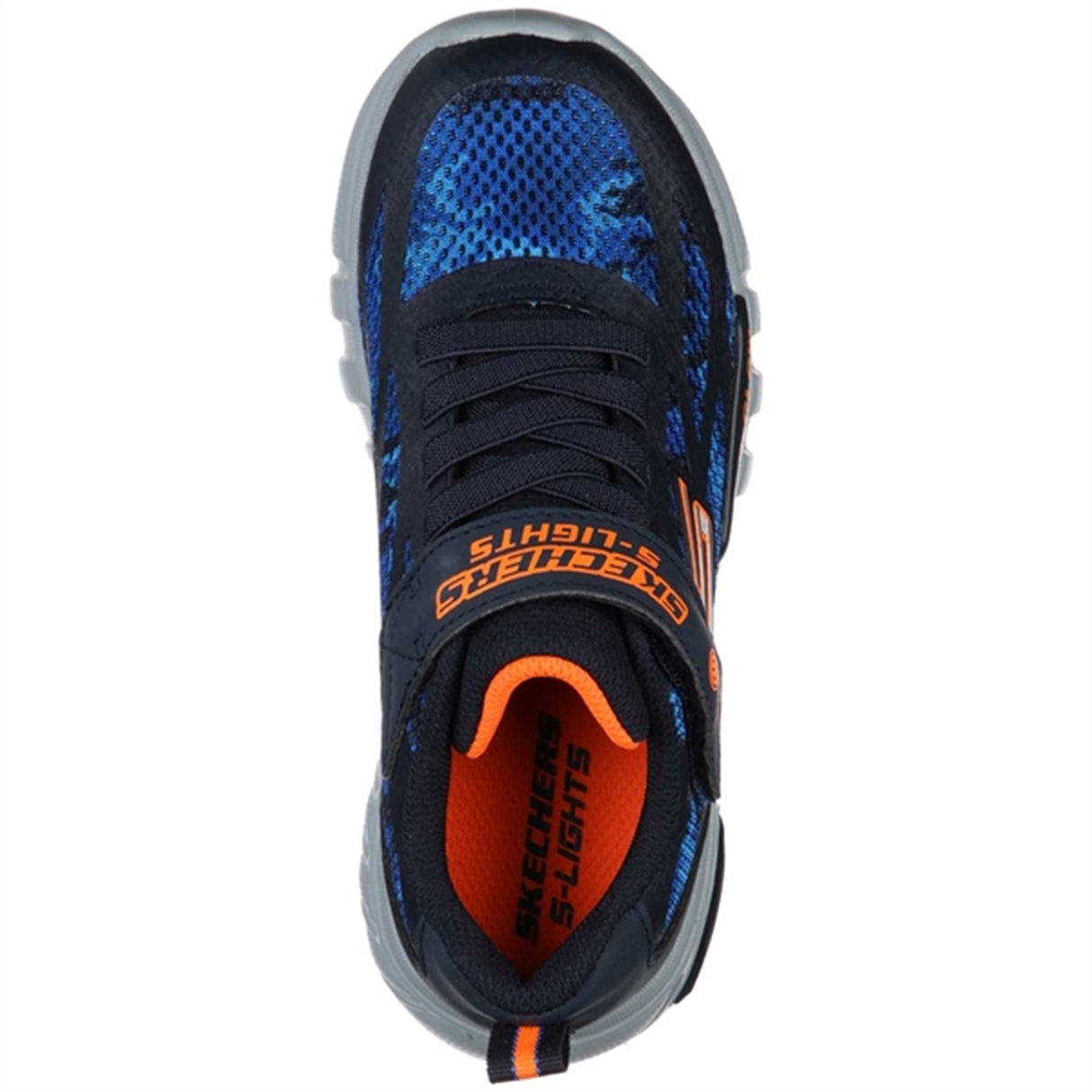 Skechers S-Lights Flex Glow Sneakers Rondler Navy/Orange