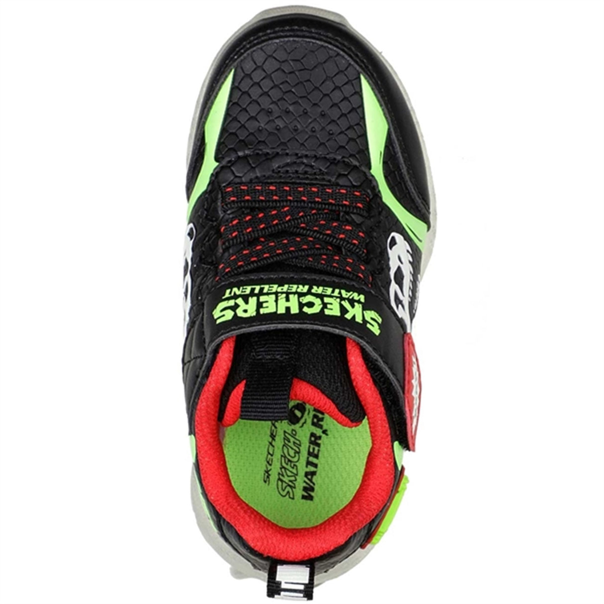 Skechers S-Lights Illumi Brights Sneakers Dino Glow Black/Lime