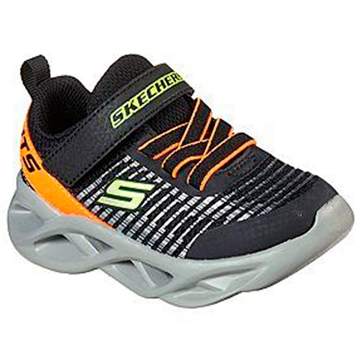 Skechers S-Lights Twisty Brights Sneakers Black/Orange