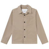 Les Deux Kids Desert Taupe Jason Twill Overshirt