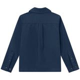 Les Deux Kids Dark Navy Jason Twill Overshirt 2