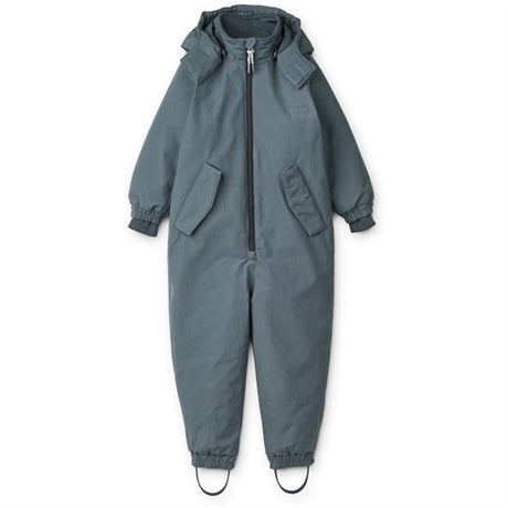 Liewood Sne Snowsuit Whale Blue