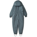Liewood Sne Snowsuit Whale Blue