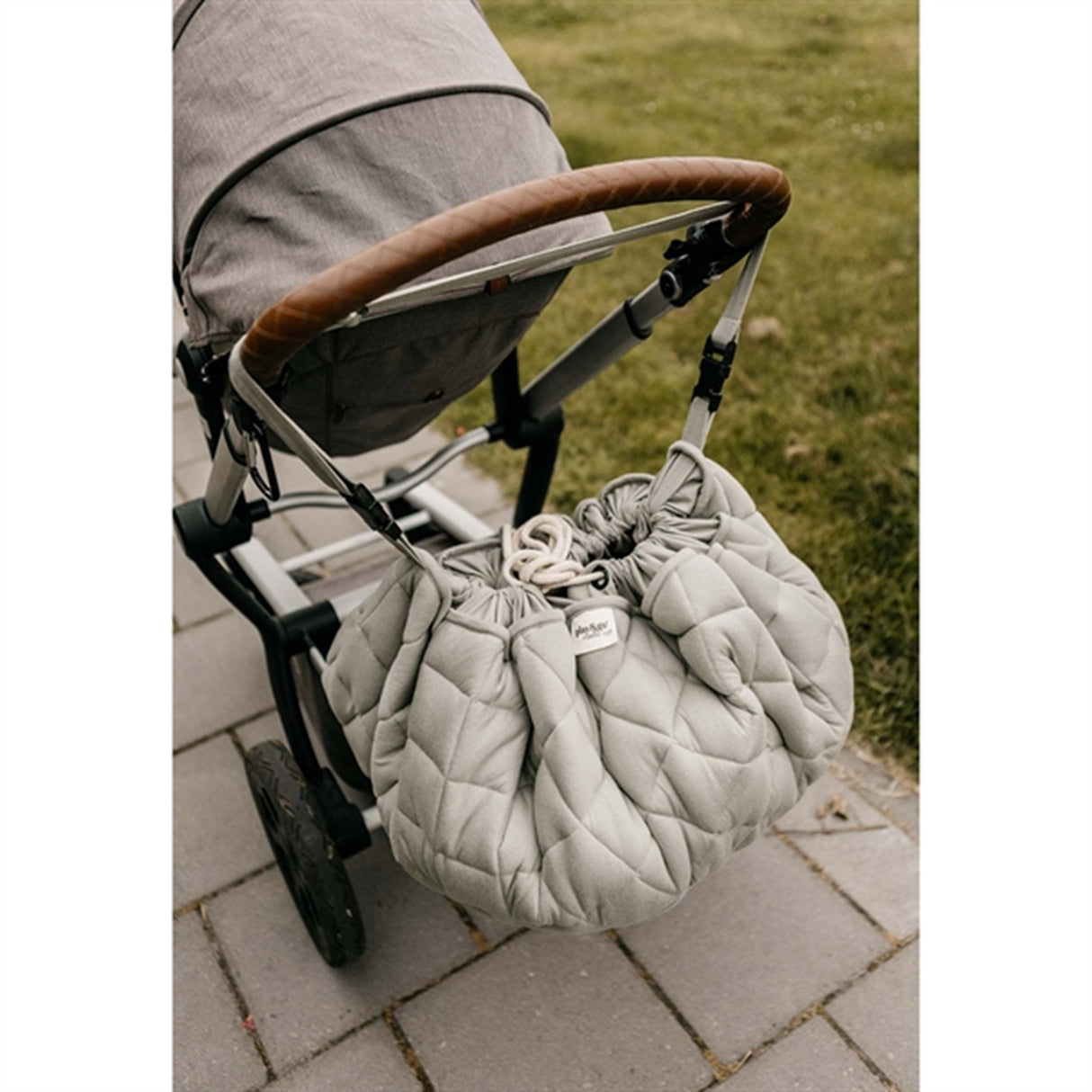 Play&Go 2-in-1 Play Mat Soft Organic Meadow Green