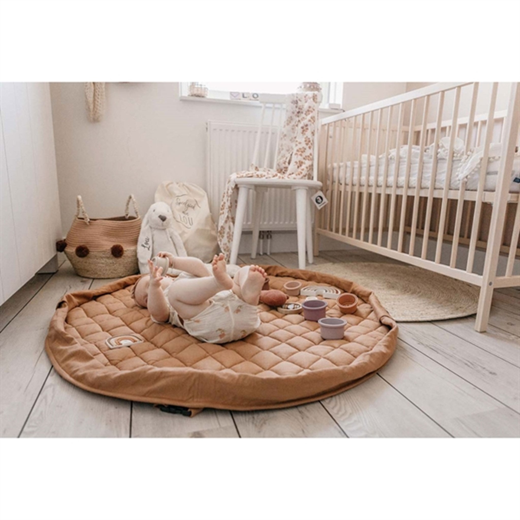 Play&Go 2-in-1 Play Mat Soft Organic Tawny Brown 2