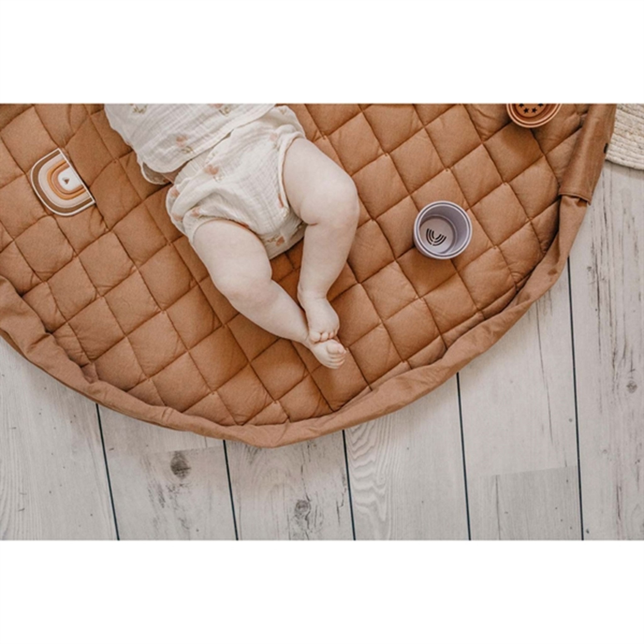 Play&Go 2-in-1 Play Mat Soft Organic Tawny Brown 3