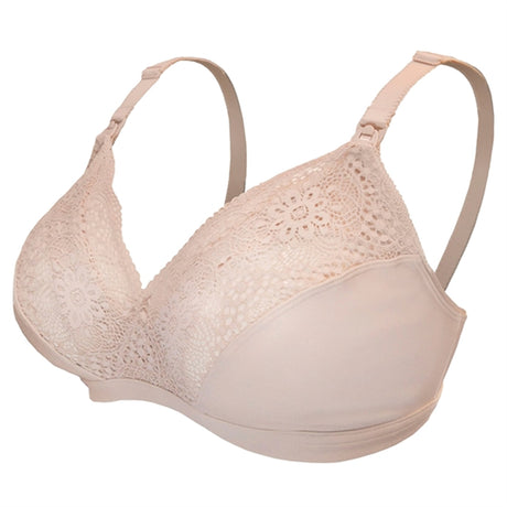 Carriwell Soft as Silk Nursing Bra Rose Beige 2