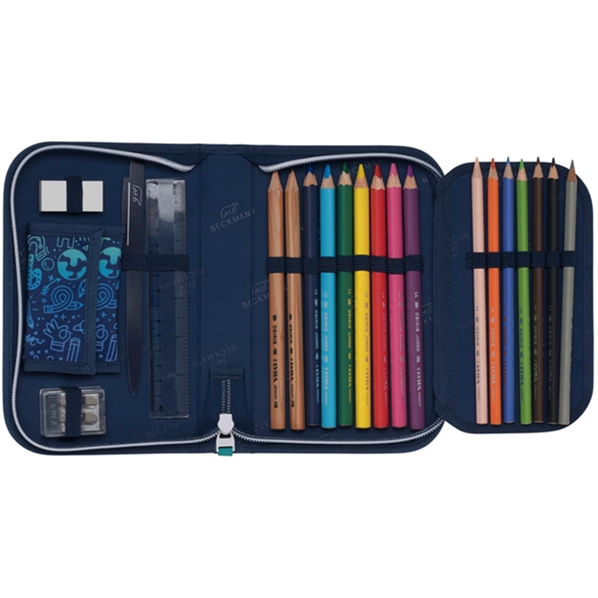 Beckmann Single Section Pencil Case Science