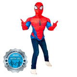 Costume Ufficiale Marvel Spider-Man Gamerverse Per Bambini - Completo Con Maschera E Guanti, Taglie 3-8 Anni - Foto 1