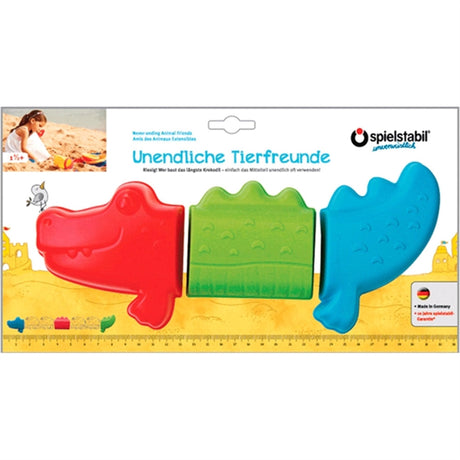 Spielstabil Sand Moulds Crazy Animals Crocodile