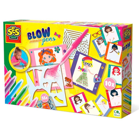 SES Creative Blow Air Brush Pens - Fashion Designer