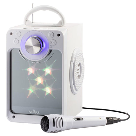 STARS Sing Along Karaoke Machine White