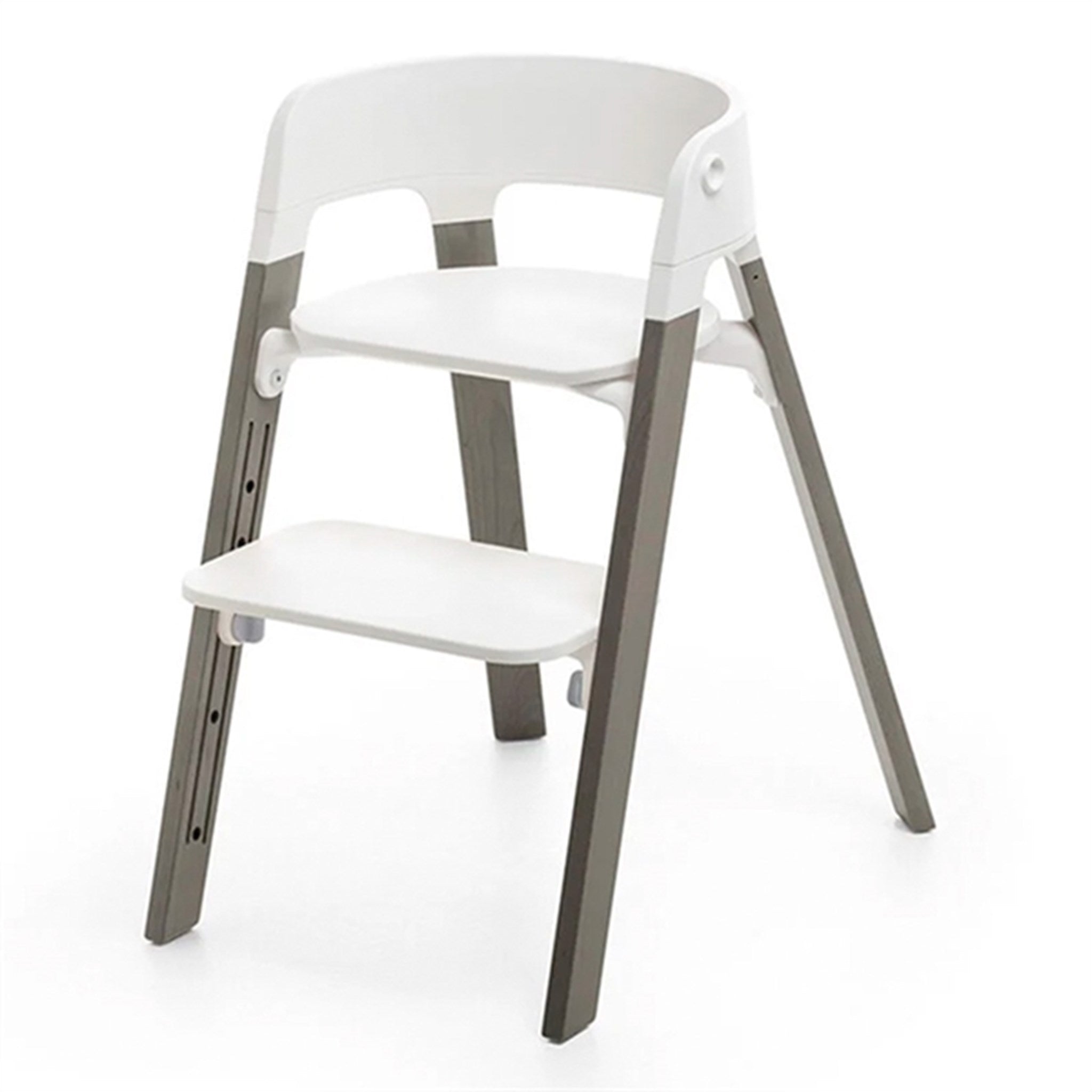 Stokke® Steps™ Chair White Hazy Grey