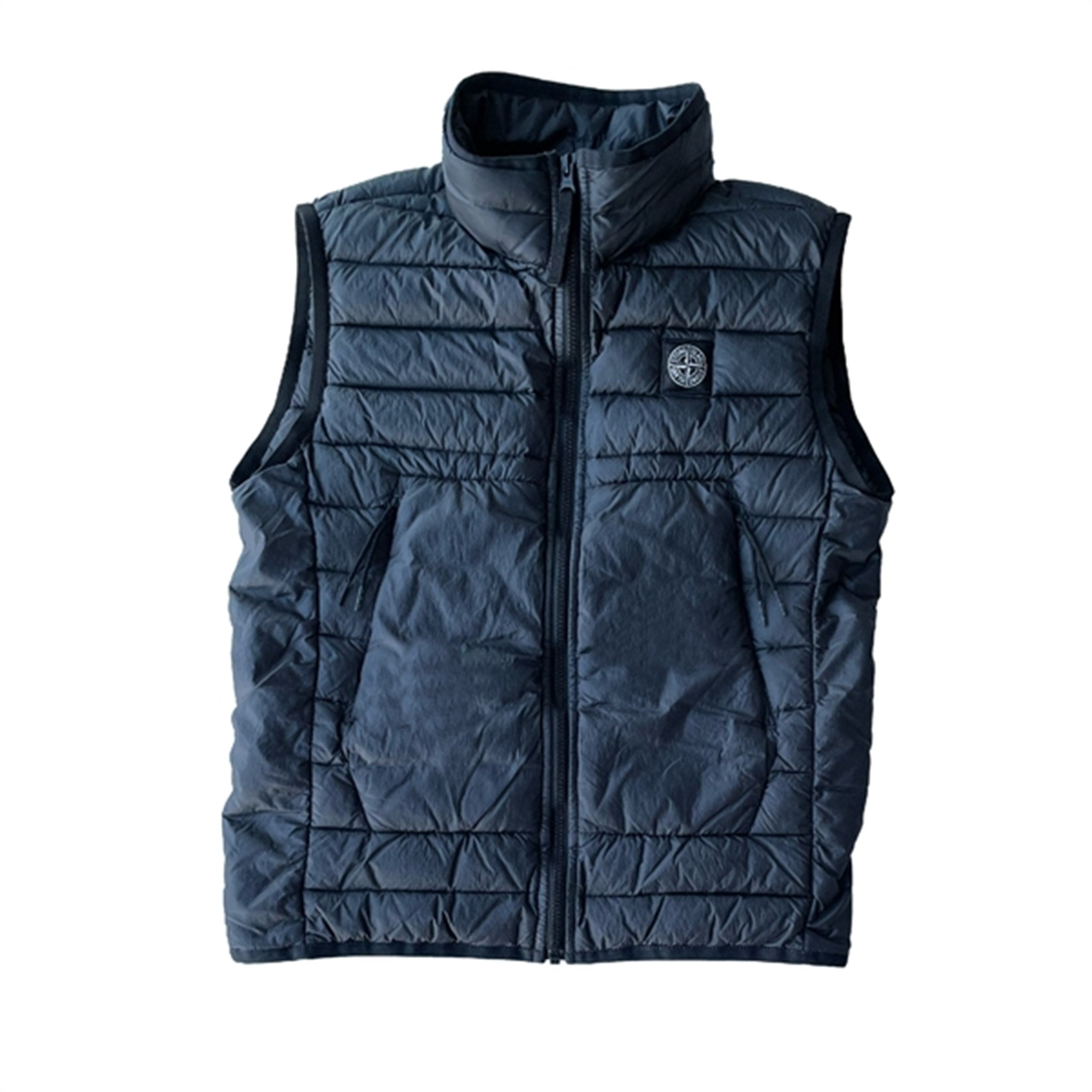 Stone Island Real Down Vest Charcoal