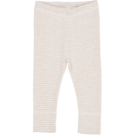 Copenhagen Colors Beige Stripe Leggings