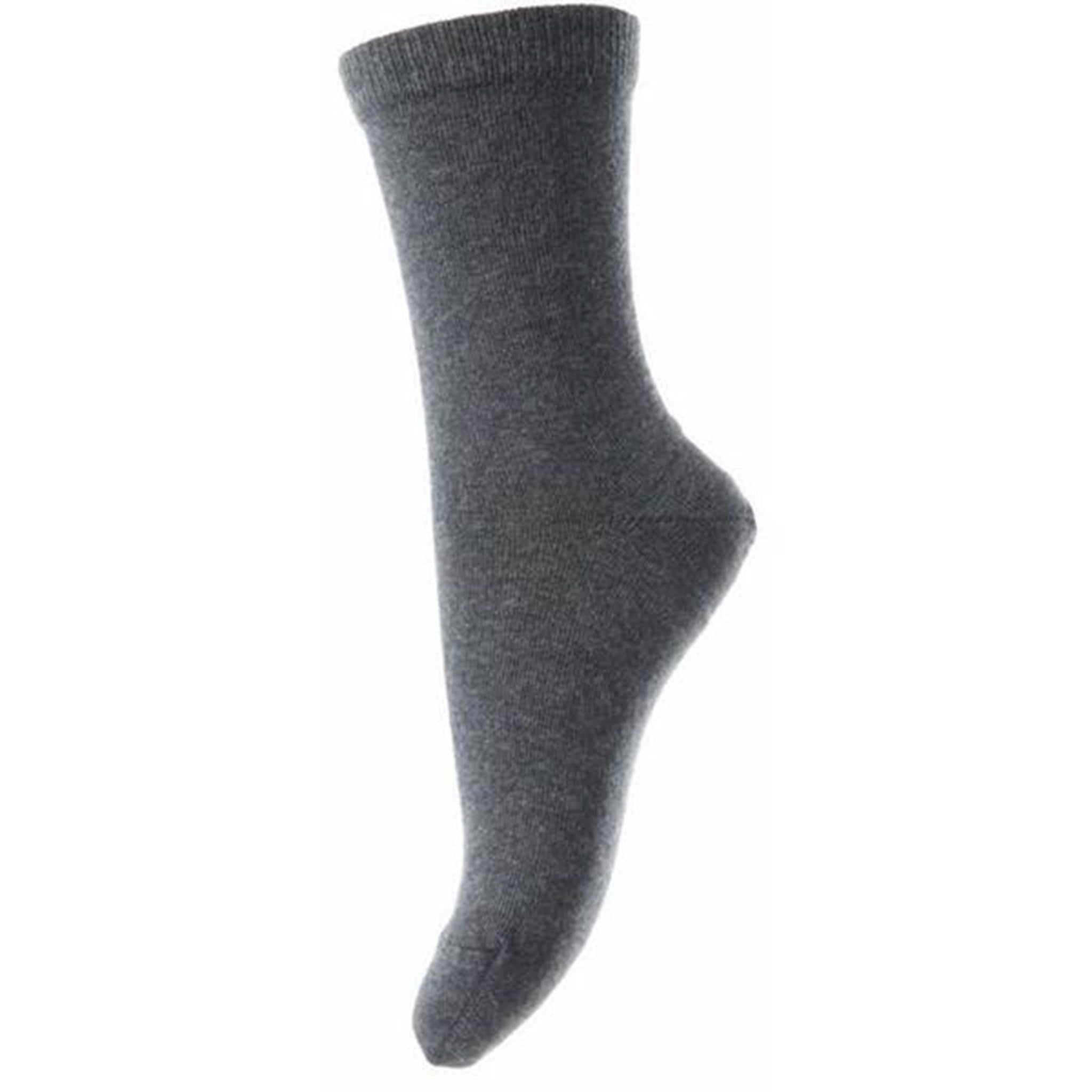 MP Cotton Plain Socks Dark Grey Melange