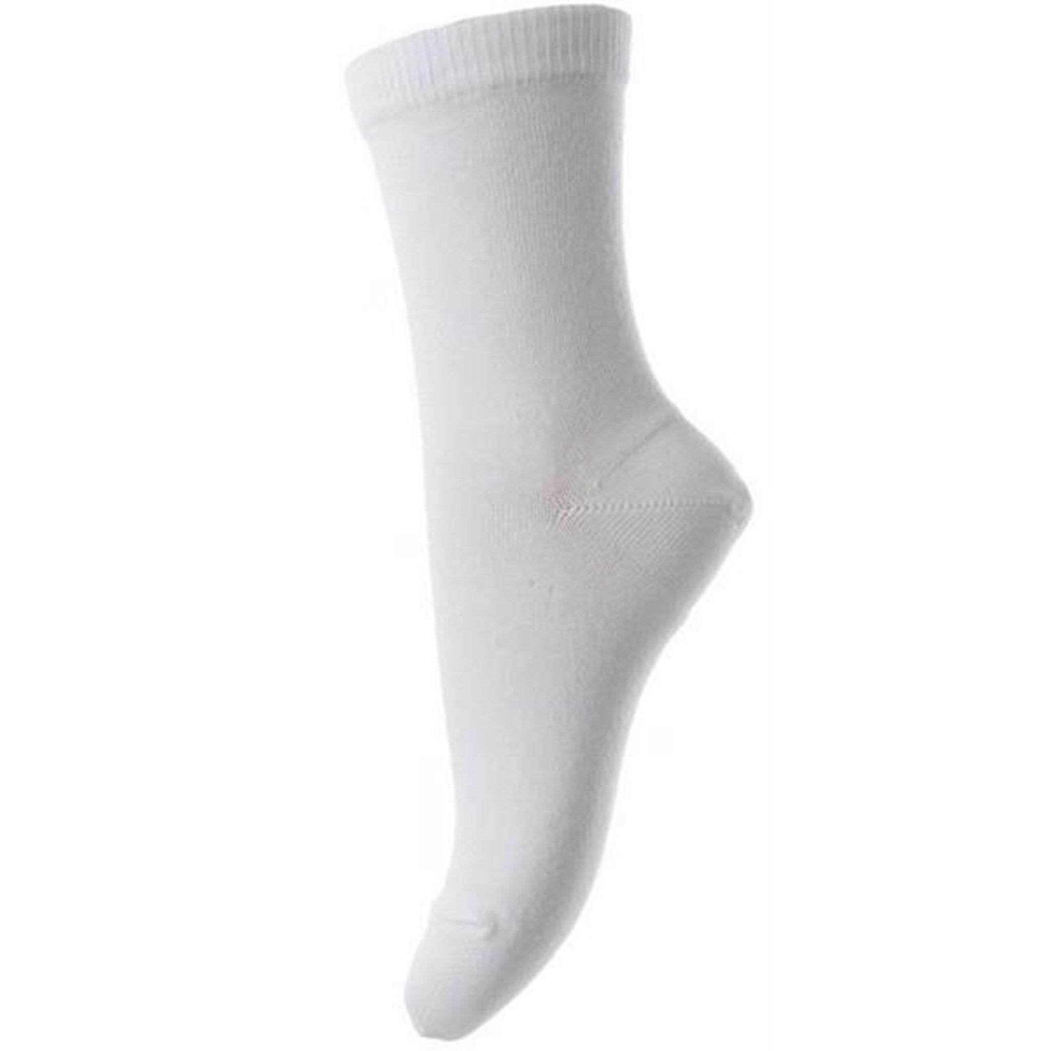 MP Cotton Plain Socks White