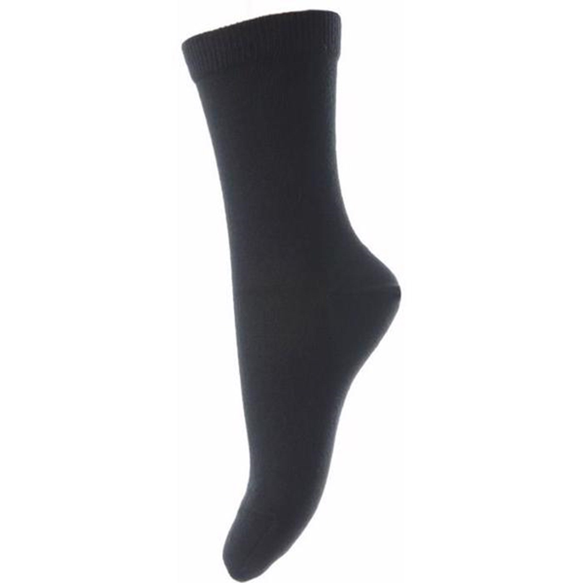 MP Cotton Plain Socks Black