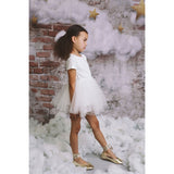 Dolly by Le Petit Tom Tutully T-Shirt Tutu Dress White 5