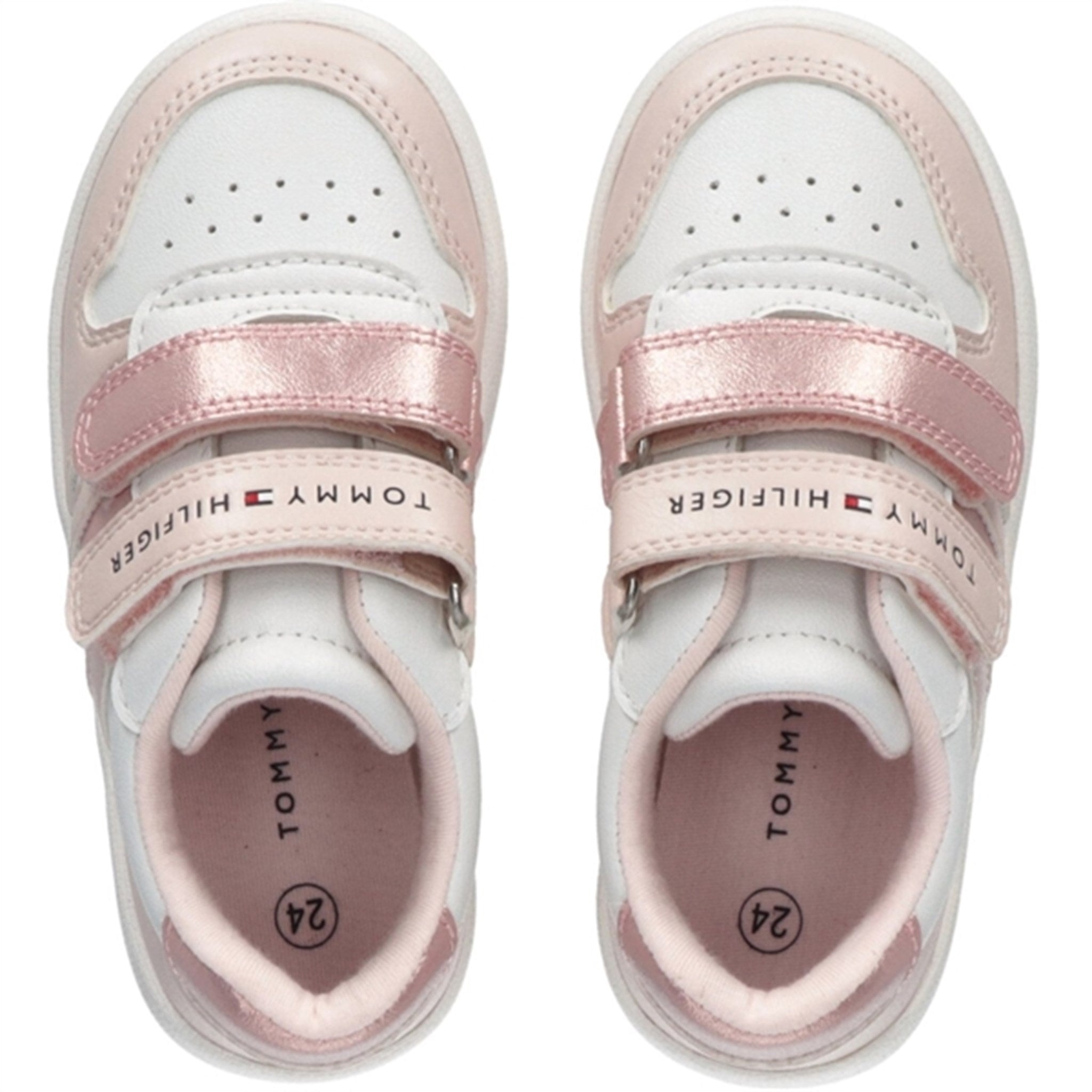 Tommy Hilfiger Low Cut Velcro Sneakers Pink/White