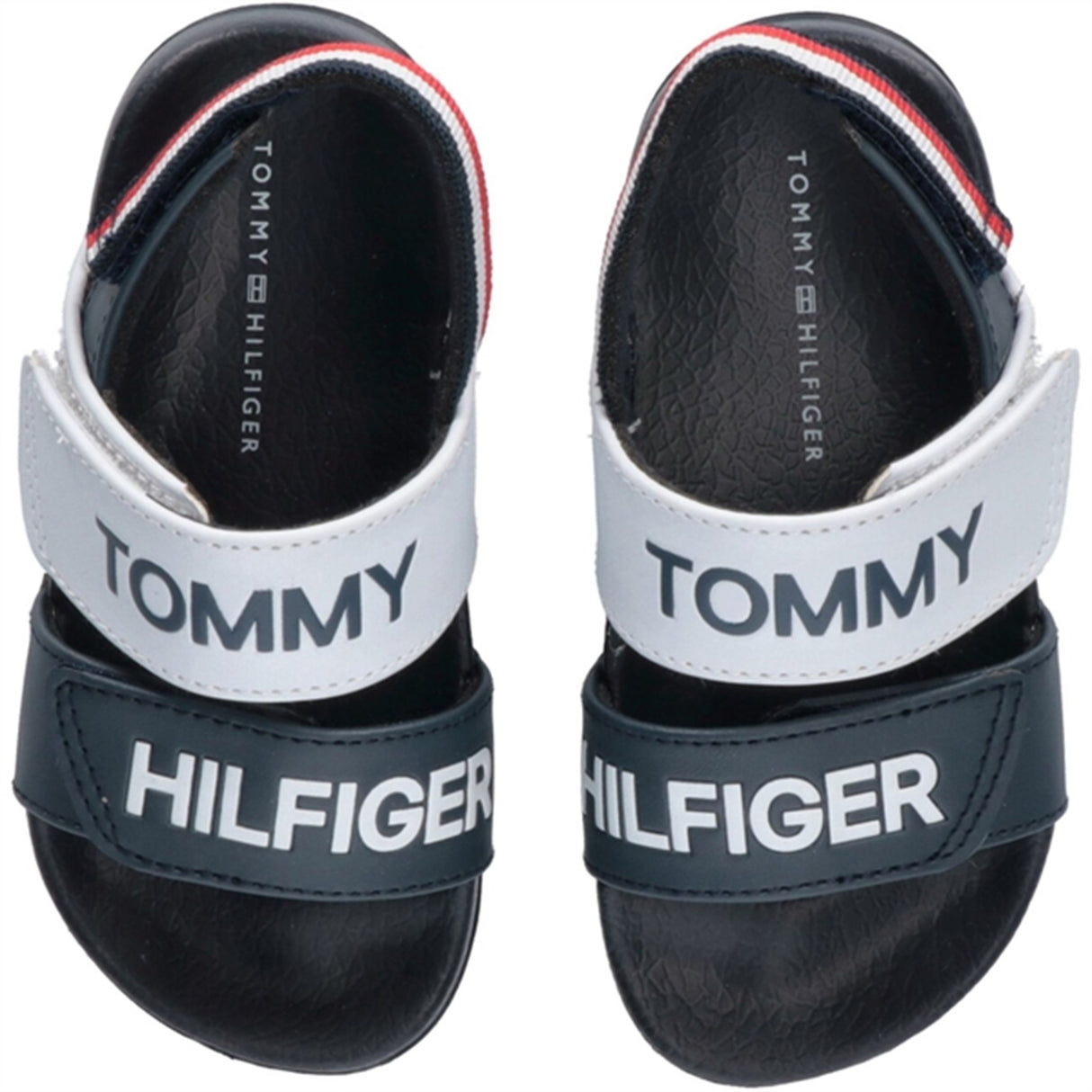 Tommy Hilfiger Logo Velcro Sandal Blue/White/Red 4