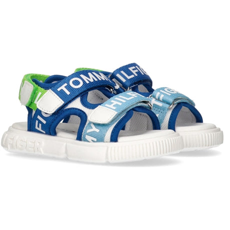 Tommy Hilfiger Logo Velcro Sandal White/Multi 2