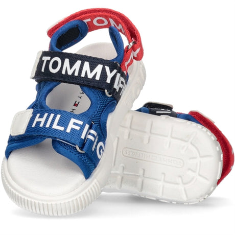 Tommy Hilfiger Logo Velcro Sandal Royal/Blue/Red