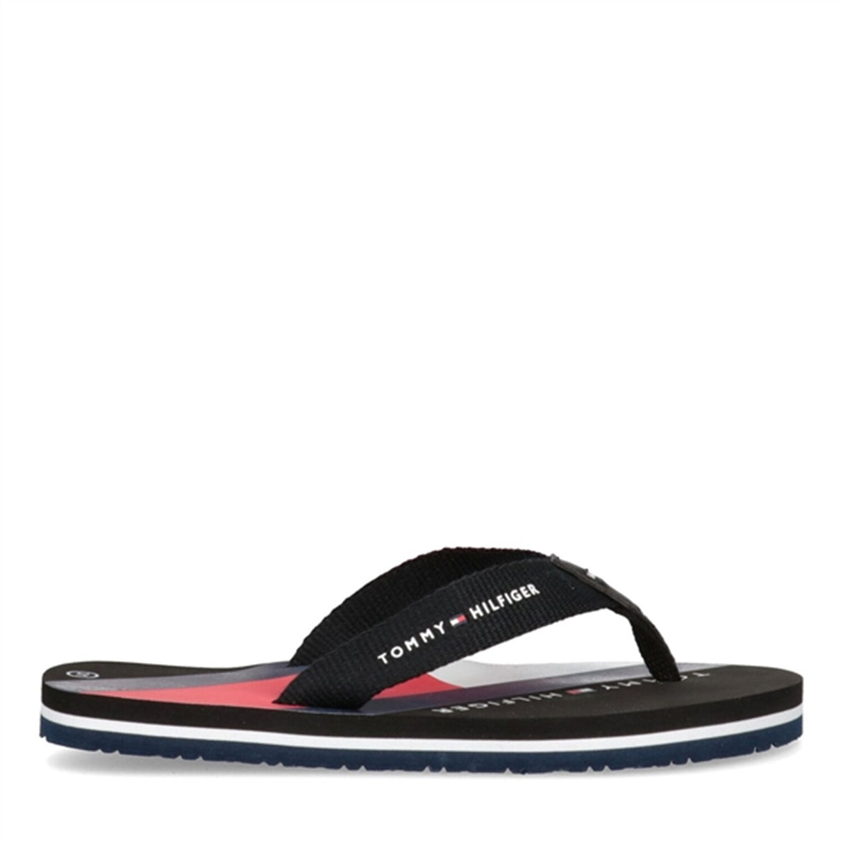 Tommy Hilfiger Flag Print Flip Flop Black 4