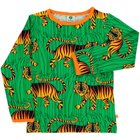 Småfolk Dark Orange Tiger Shirt