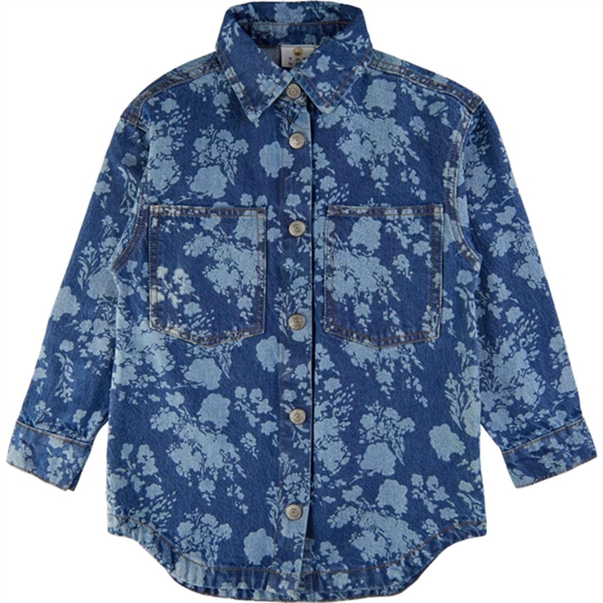 THE NEW Blue Denim Florana Denim Shirt