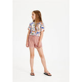 THE NEW Peach Beige Flower AOP Gwyneth T-shirt 2