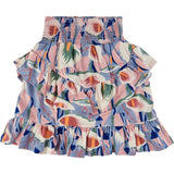 THE NEW Peach Beige Flower AOP Gwyneth Skirt