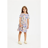 THE NEW Peach Beige Flower AOP Gwyneth Dress 2