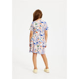 THE NEW Peach Beige Flower AOP Gwyneth Dress 4