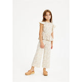 THE NEW White Swan Tiny Flower AOP Geneva Culotte Jumpsuit 3