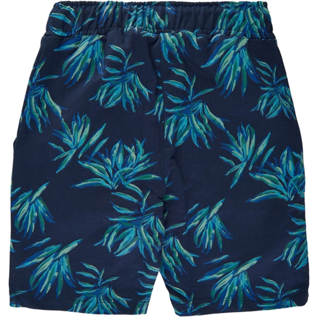 THE NEW Navy Blazer Leaf AOP Genuine Shorts 5