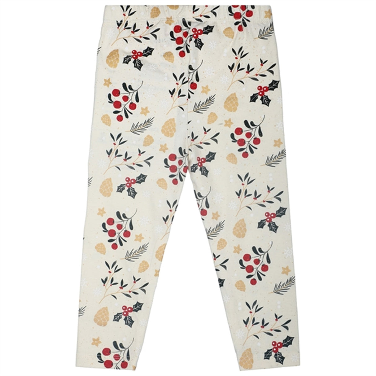 The New Siblings Ecru AOP Holiday Leggings 2